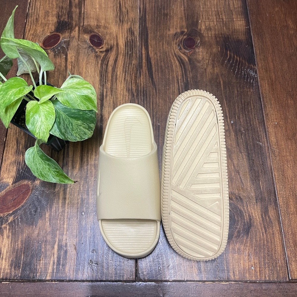 Beige Slide Sandals - Picture 3 of 6